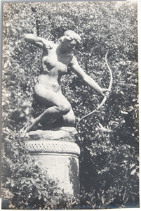 Diana with bow and arrow